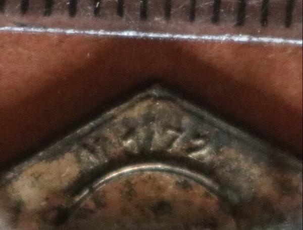 HJ Mitgliedsabzeichen Raute  Hersteller M 1/72